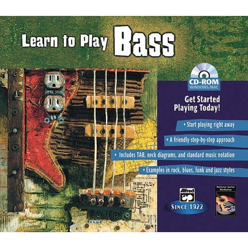 Learn To Play Bass CD Rom Jewel Case