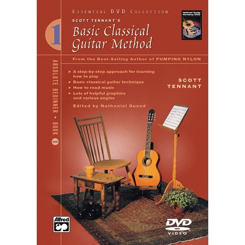 Basic Classical Guitar Method Book 1 DVD