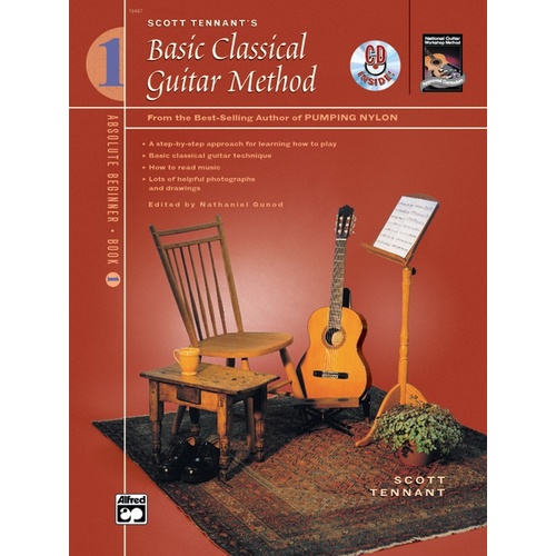 Basic Classical Guitar Method Book 1 with DVD