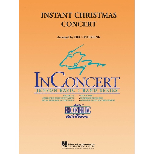 Instant Christmas Concert Concert Band 1 (Music Score/Parts)