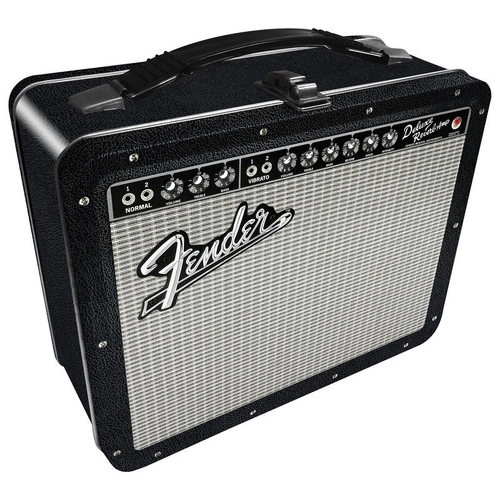 Fender Amp Tin Lunch Box - Black Tolex