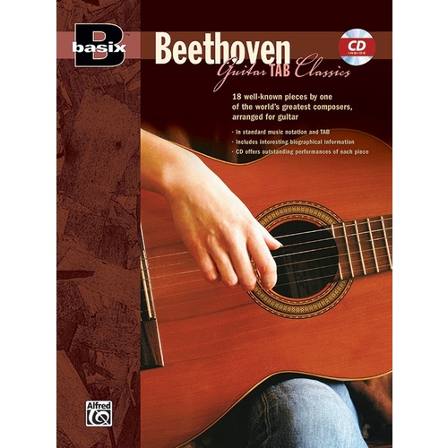 Basix Beethoven Guitar Classics Book with CD