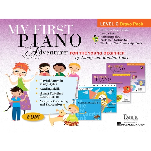 My First Piano Adventure Level C Bravo Pack (Softcover Book)