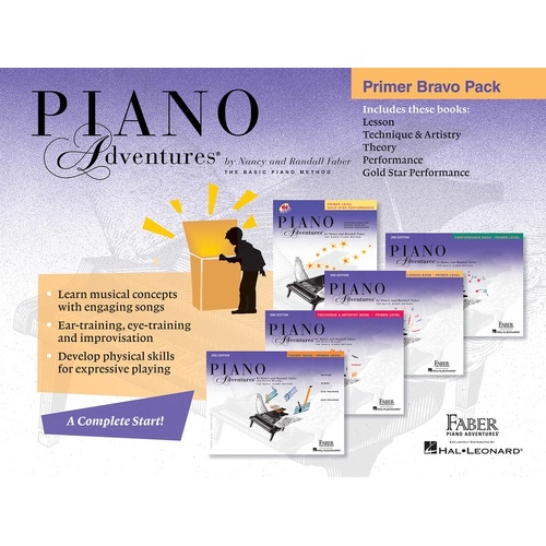 Piano Adventures Primer Bravo Pack (Softcover Book)