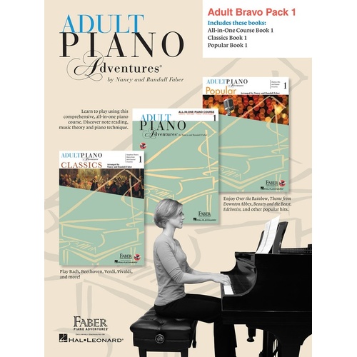 Adult Piano Adventures Level 1 Bravo Pack