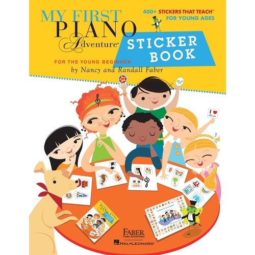My First Piano Adventure Sticker Book (Stickers Only)