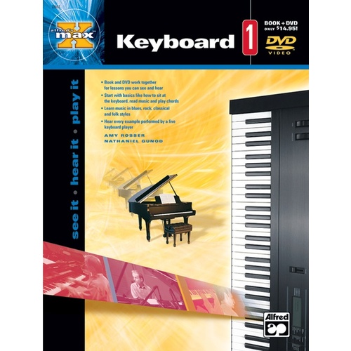 Max Keyboard Book 1 Book/DVD