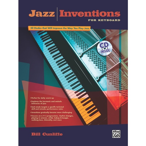 Jazz Inventions For Keyboard Book/CD