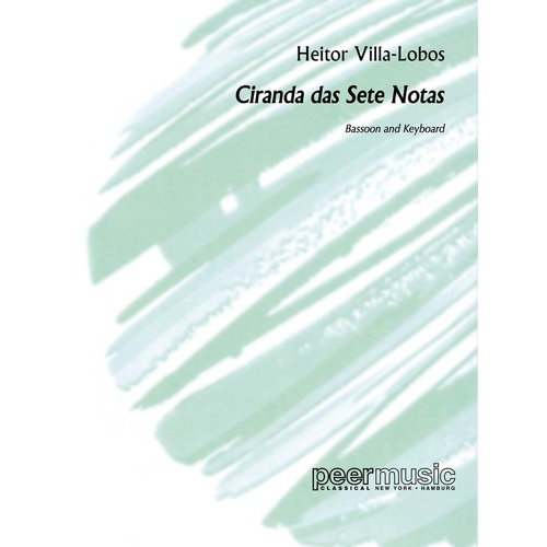 Ciranda Das Sete Notas Bassoon Piano (Softcover Book)