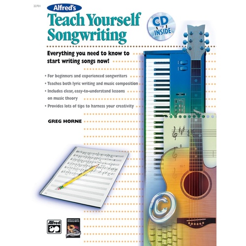 Alfred's Teach Yourself Songwriting Book with CD