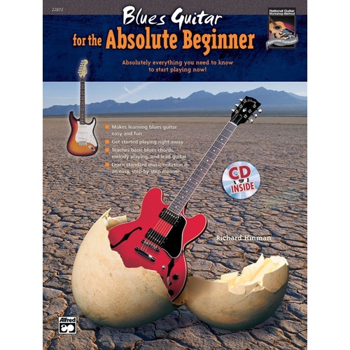 Blues Guitar Absolute Beginner Book with CD