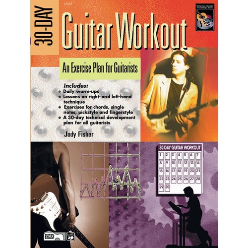 30 Day Guitar Workout Book and DVD
