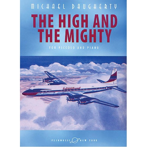 Daugherty - The High And The Mighty Piccolo/Piano (Softcover Book)