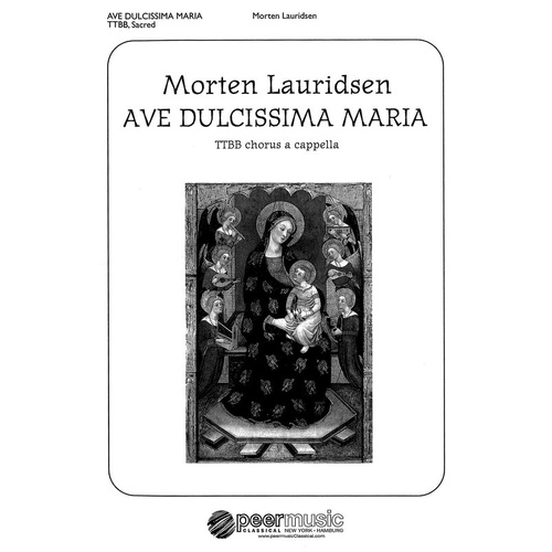 Ave Dulcissima Maria TTBB A Cappella (Octavo)