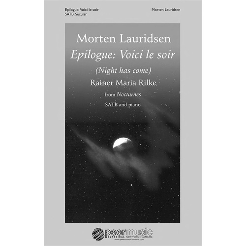 Epilogue Voici Le Soir SATB (Octavo)