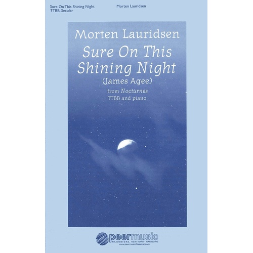 Sure On This Shining Night TTBB (Octavo)