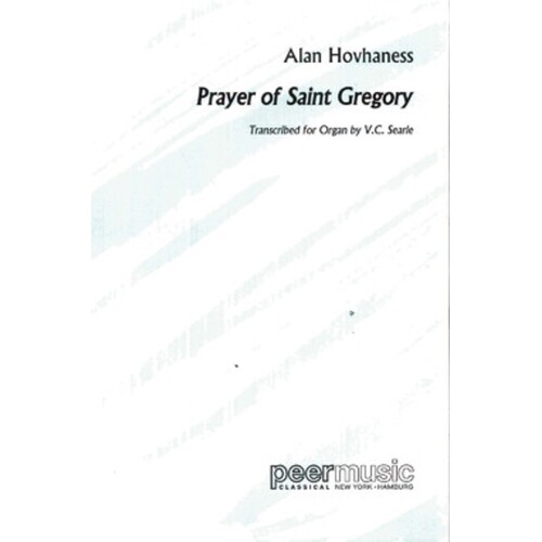 Prayer Of Saint Gregory Organ Solo (Softcover Book)