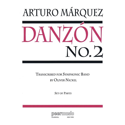 Danzon No 2 Arr Nickel Concert Band 5 Parts (Set of Parts)
