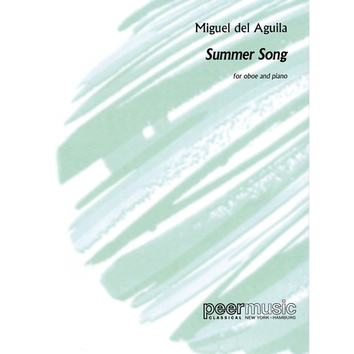 Aguila - Summer Song Op 26 Oboe/Piano (Softcover Book)
