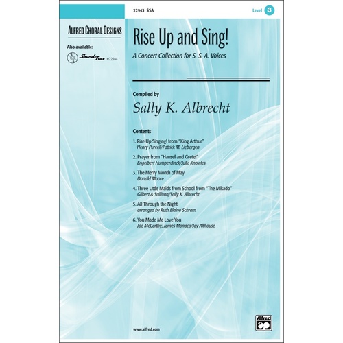 Rise Up And Sing Concert Collection For SSA Voices