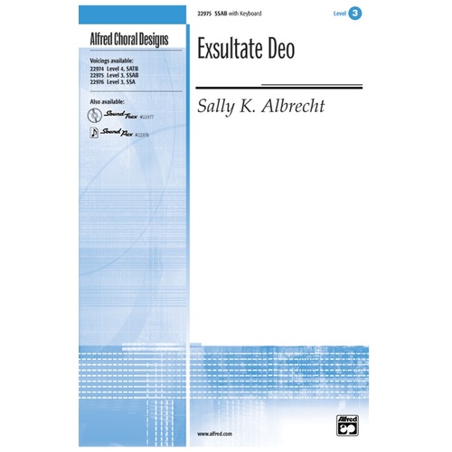 Exsultate Deo SSAB/Piano Level 3