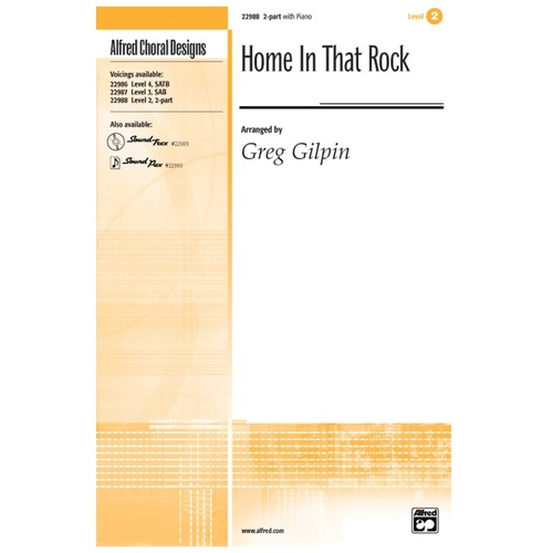 Home In That Rock 2 Part/Piano Level 2