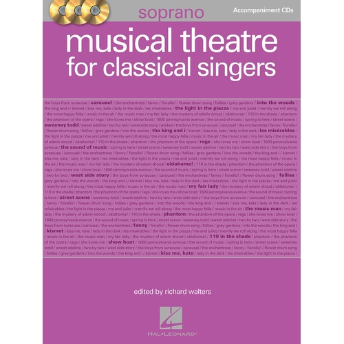 Musical Theatre For Classical Singers Sop 3 CDs (CD Only)