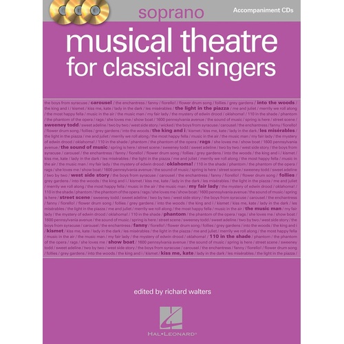 Musical Theatre For Classical Singers Sop 3 CDs (CD Only)