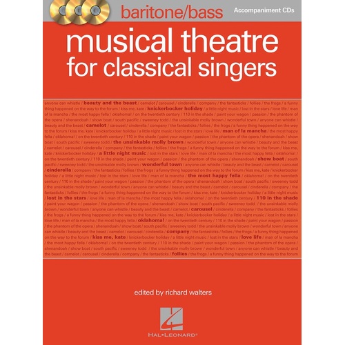 Musical Theatre For Classical Singers Bar 3 CDs (CD Only)