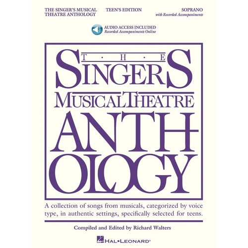 Singers Musical Theatre Anth Teens Sop Book/Online Audio (Softcover Book/Online 