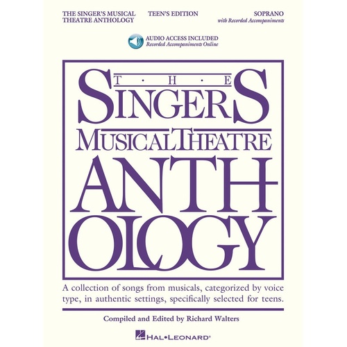 Singers Musical Theatre Anth Teens Sop Book/Online Audio (Softcover Book/Online 