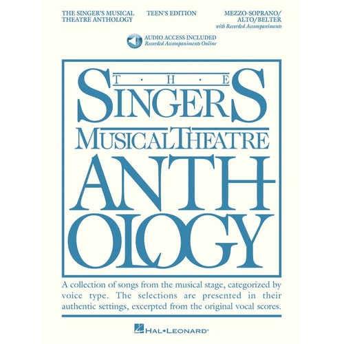 Singers Musical Theatre Anth Teens Mez Sop Book/Online Audio (Softcover Book/Onl