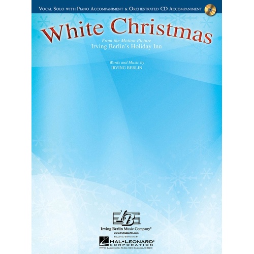 White Christmas S/S PVG With CD Accompaniment (Softcover Book/CD)