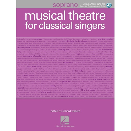 Musical Theatre For Classical Singers Soprano Book/Online Audio (Softcover Book/Online Audio)