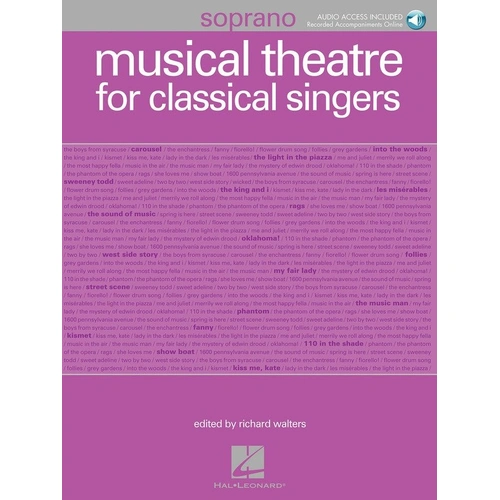 Musical Theatre for Classical Singers Soprano Book