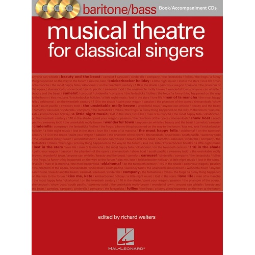Musical Theatre For Classical Singers Bar Book/3CD (Softcover Book/CD)