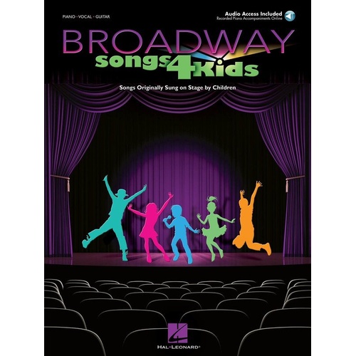 Broadway Songs for Kids PVG Book with CD