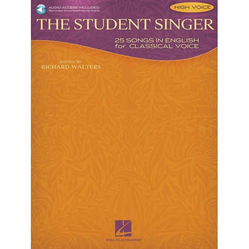 The Student Singer Book/CD High Voice (Softcover Book/CD)