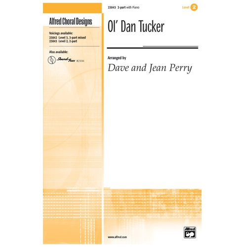 Ol Dan Tucker 2 Part/Piano Level 2