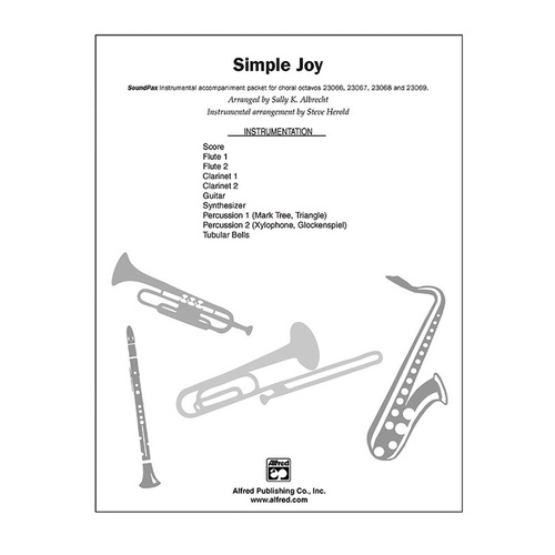 Simple Joy Soundpax Choral Sheet Music