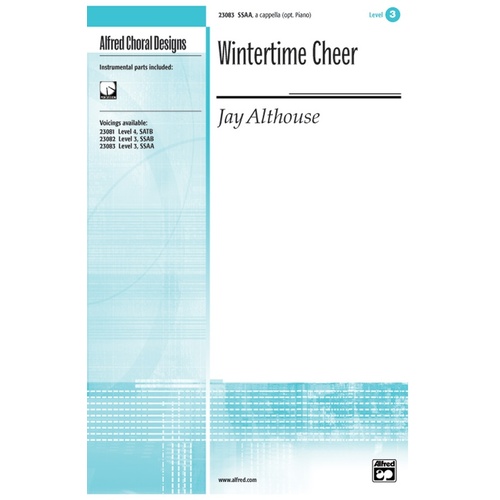 Wintertime Cheer SSAA Unaccompanied/Optional Piano Level 3 Choral Sheet Music