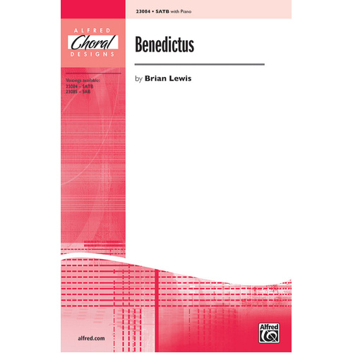 Benedictus SATB/Piano Level 4 Choral Sheet Music