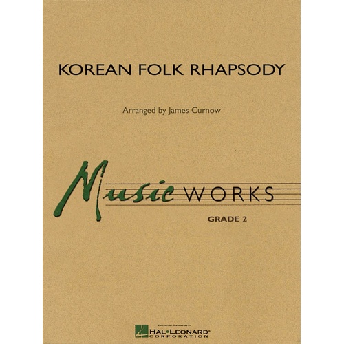 Korean Folk Rhapsody Concert Band 2 Score/Parts 