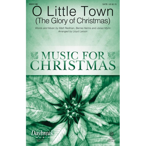 O Little Town (The Glory Of Christmas) SATB (Octavo)