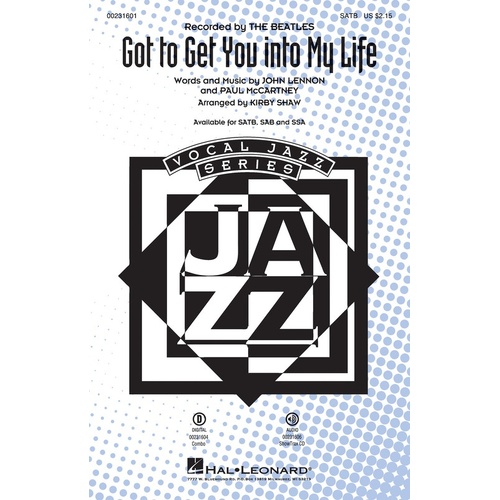 Got To Get You Into My Life SSA (Octavo)