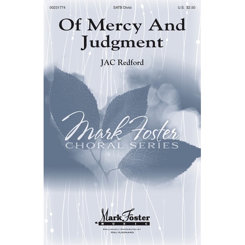 Of Mercy And Judgment SATB (Octavo)