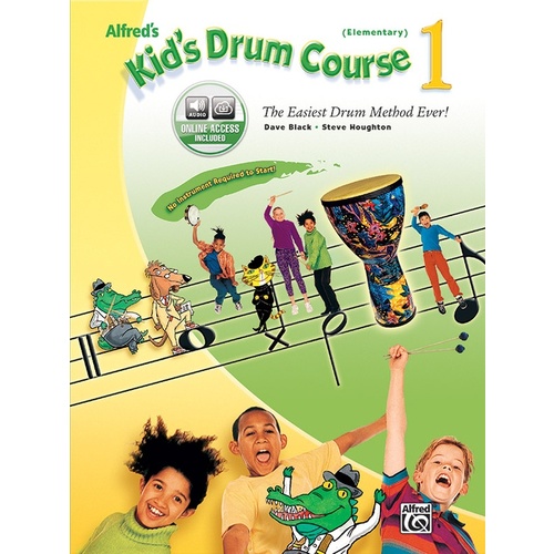 Alfreds Kids Drum Course 1 Book/CD
