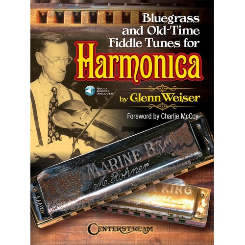 Bluegrass and Old-Time Fiddle Tunes Harmonica Book/Online Audio 
