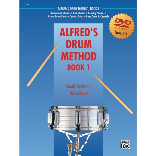 Alfred's Drum Method Book 1 Book/DVD