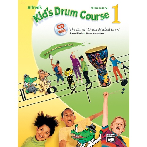 Alfreds Kids Drum Course 1 With Remo Sound Shape